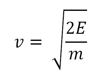 формула измерения скорости по дульной энергии